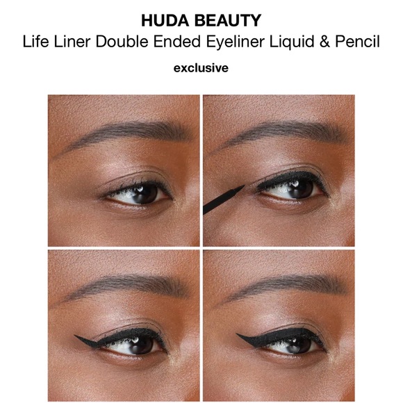 ✨ HUDA BEAUTY Life Liner Double Ended Eyeliner - Picture 7 of 9
